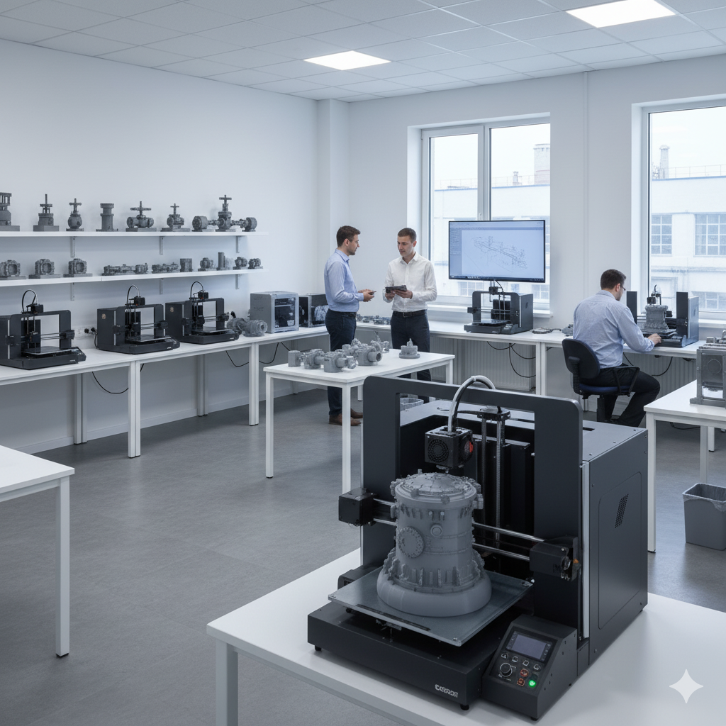 В «АтомИнтелМаш» открылась лаборатория 3D-печати для макетирования оборудования атомных электростанций