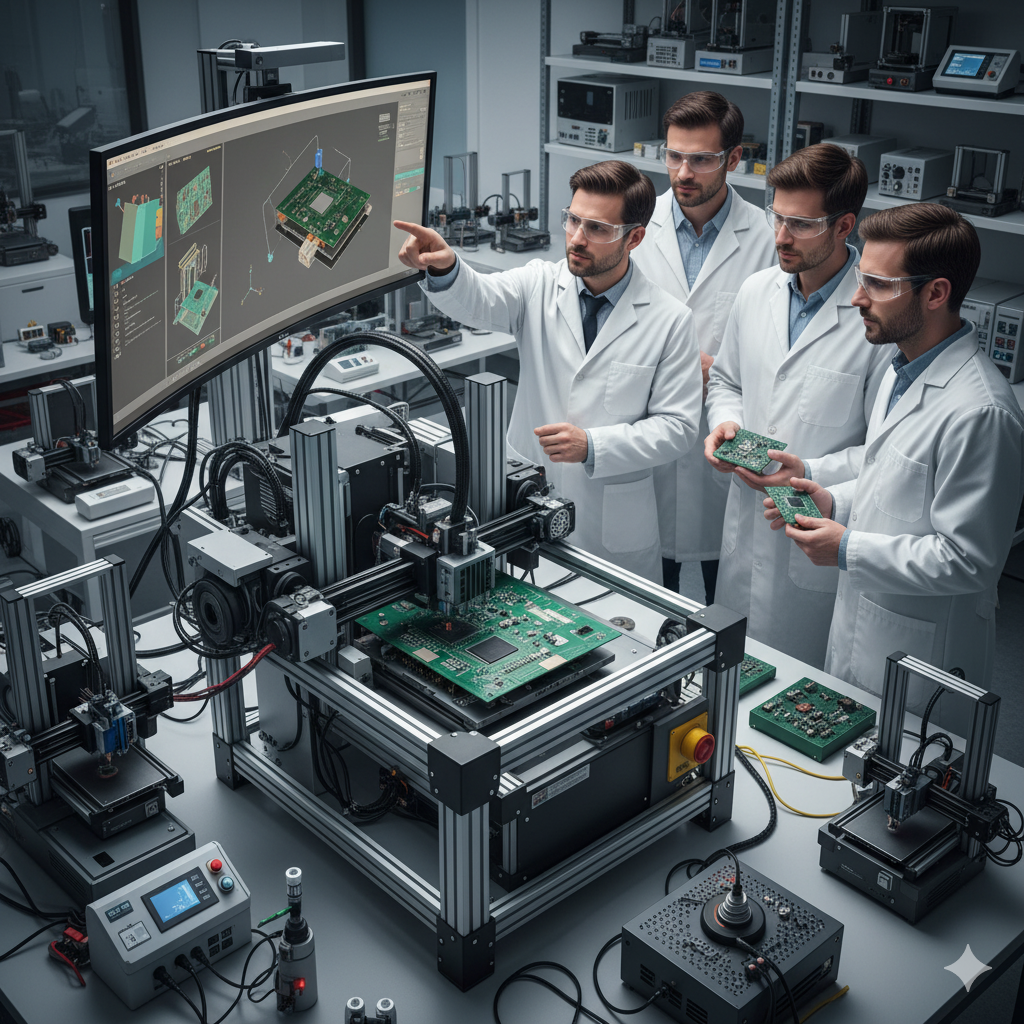 Ученые РТУ МИРЭА создали установку для 3D-печати многослойных печатных плат