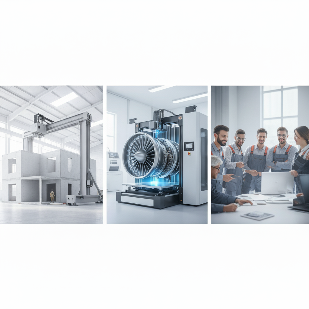 Возвести дом за несколько дней или напечатать двигатель за часы: как аддитивные технологии меняют производство