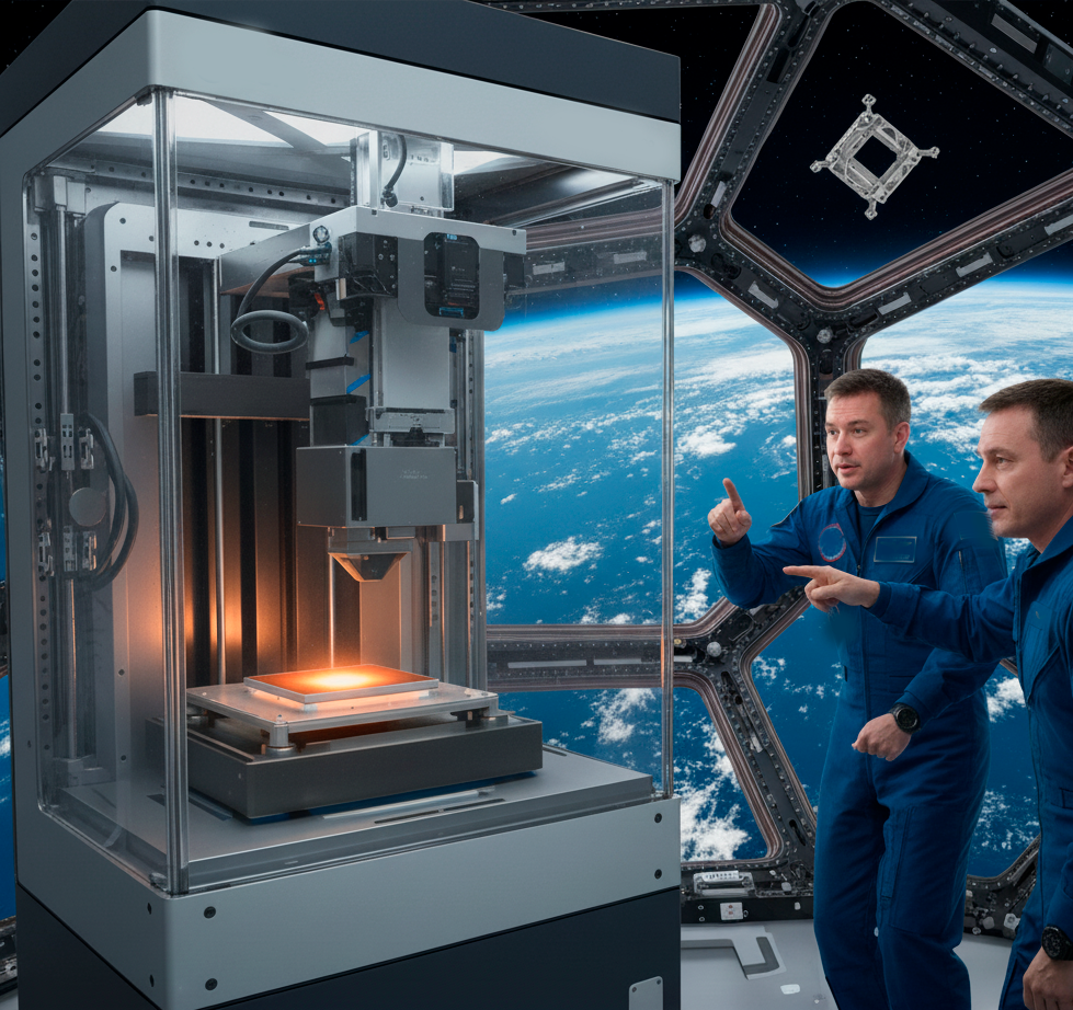 ESA впервые провело 3D-печать металлом в космосе