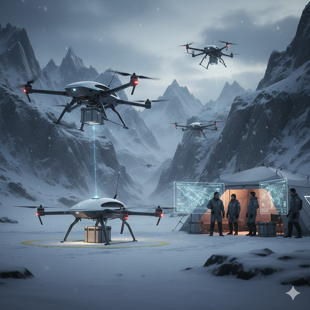 Новосибирские ученые тестируют автономные дроны для доставки грузов в труднодоступные районы