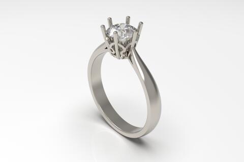 Серьги шестигранной формы