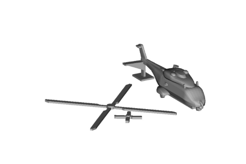 Вертолет NH90 (масштаб 1_285)